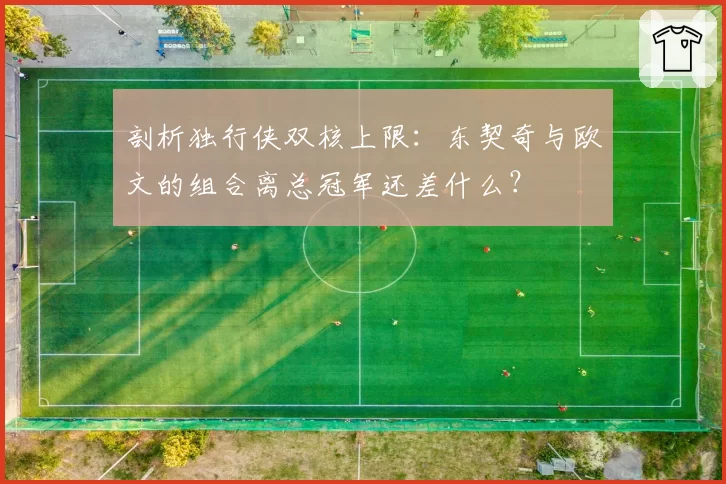 剖析独行侠双核上限：东契奇与欧文的组合离总冠军还差什么？